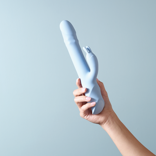 Triple Orgasm Machine in hand