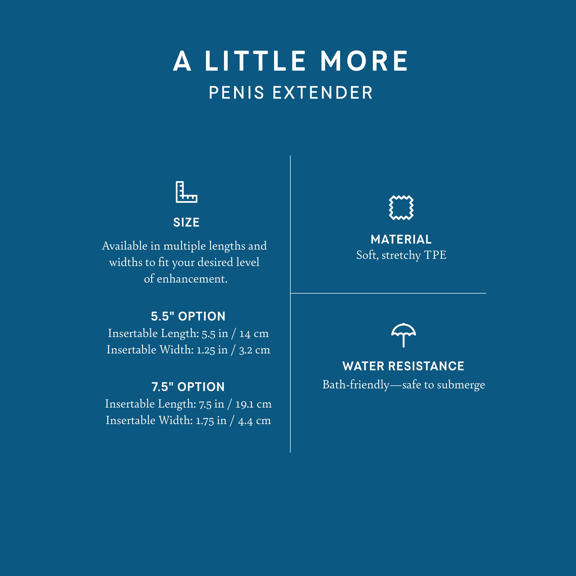 A Little More 7.5" Pure Romance A Little More 7.5" Pure Romance