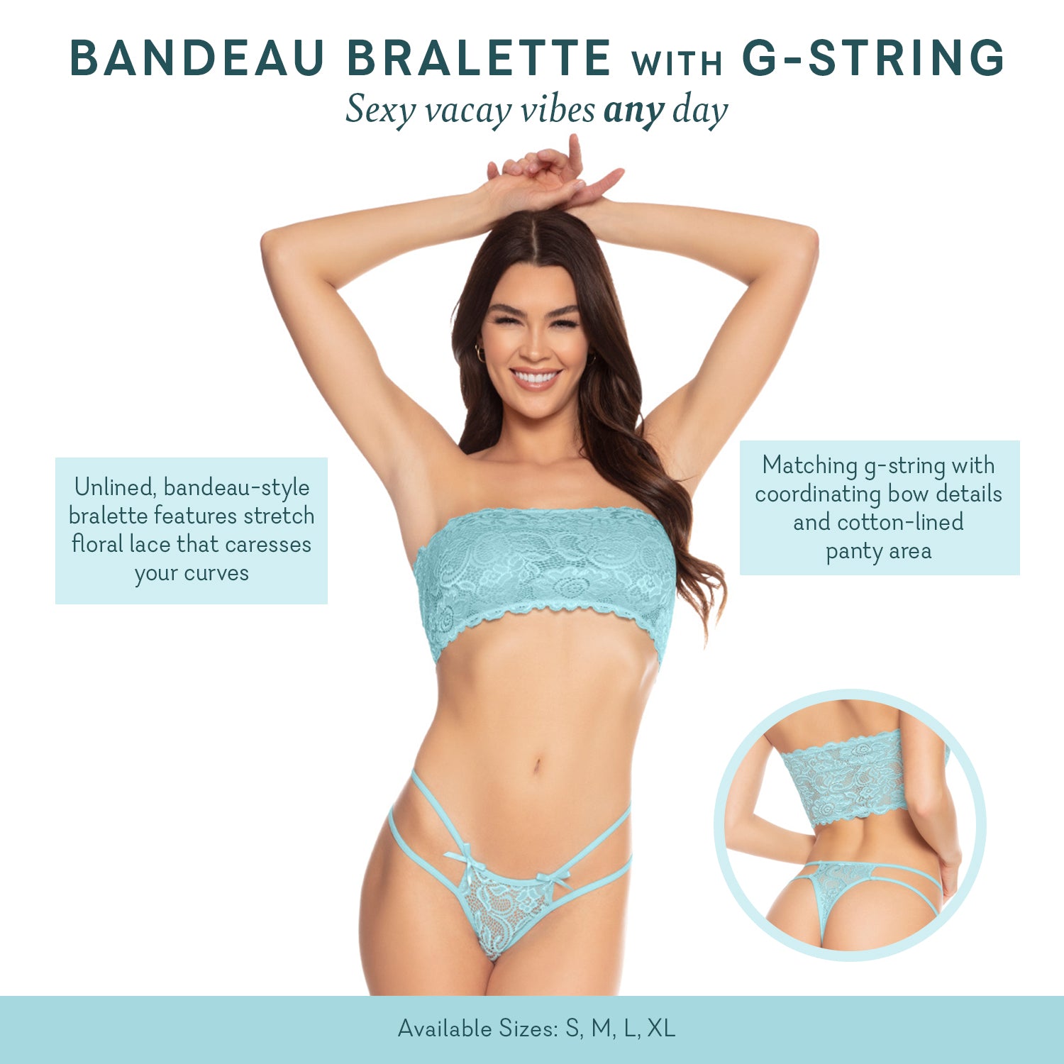 Bandeau Bralette with G-string – Pure Romance