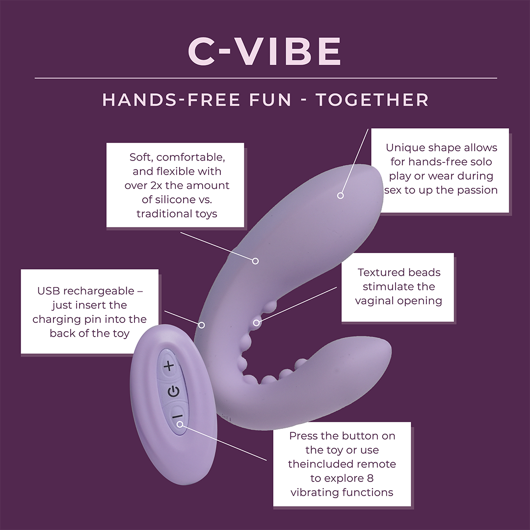 C-Vibe Vibrator Infographic 2 Pure Romance