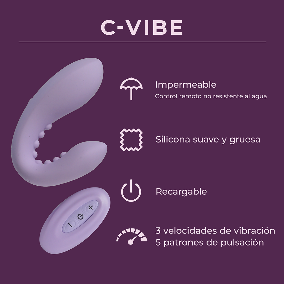 C-Vibe Vibrator Infographic Spanish Pure Romance