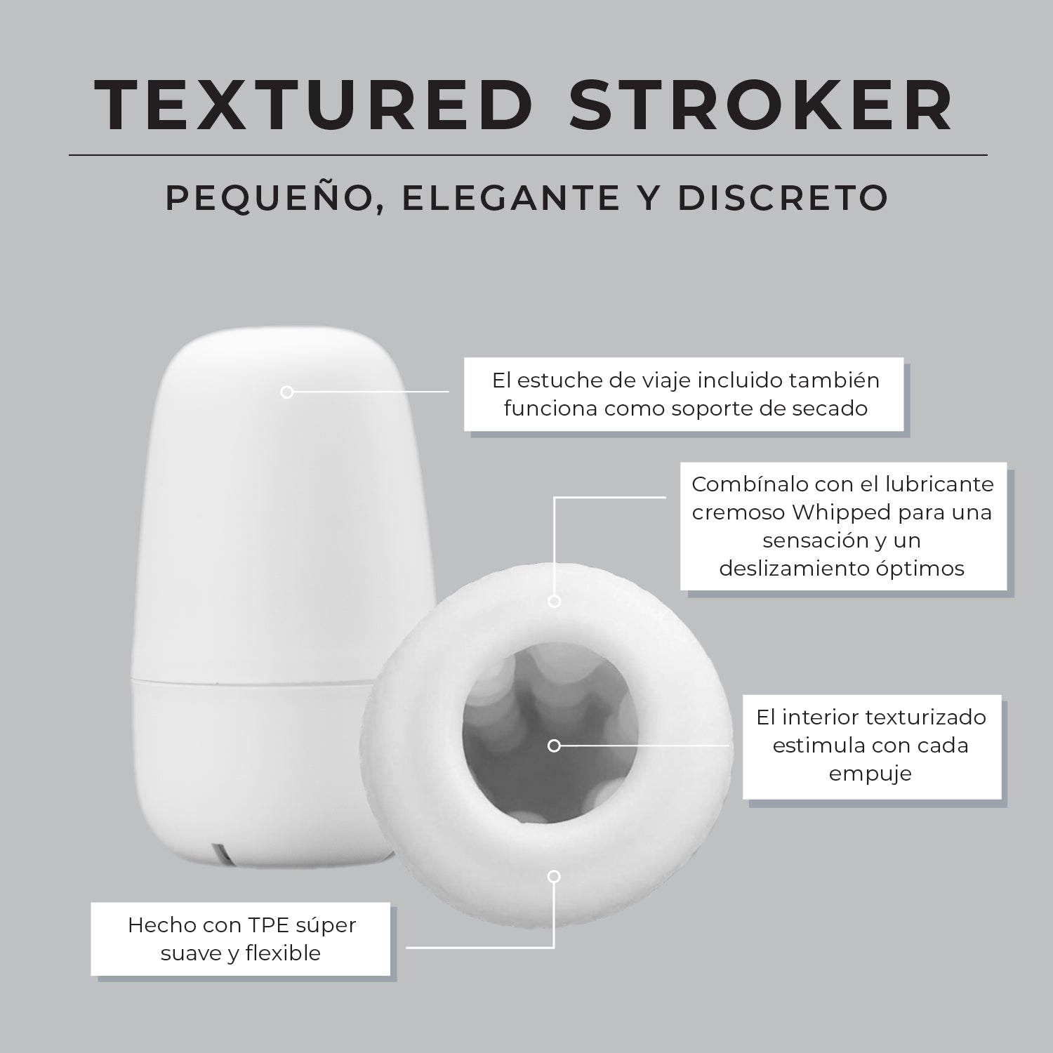 Textured Stroker Pure Romance Infographic Spanish 2