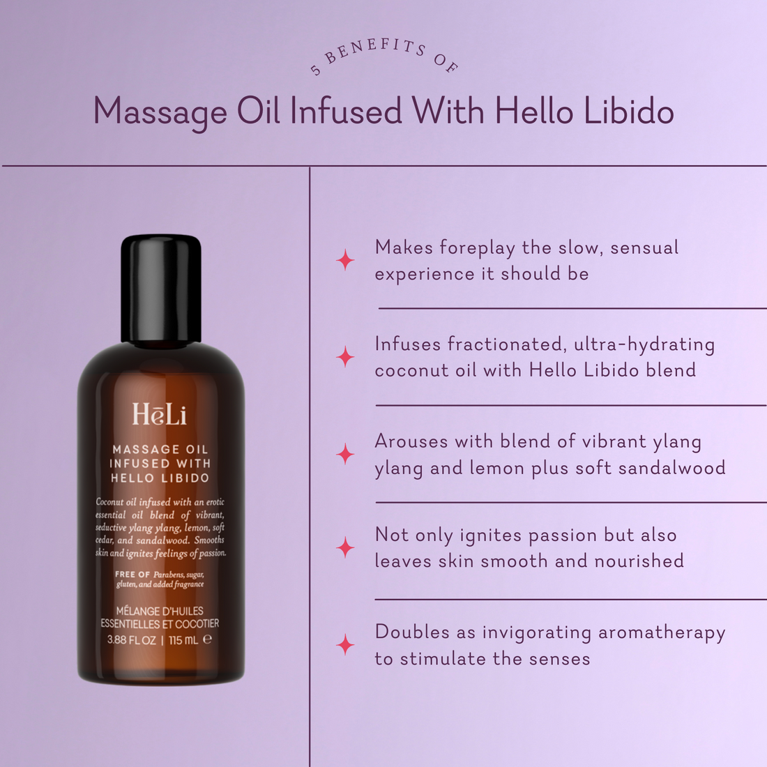 HēLi - Massage Oil Infused With Hello Libido