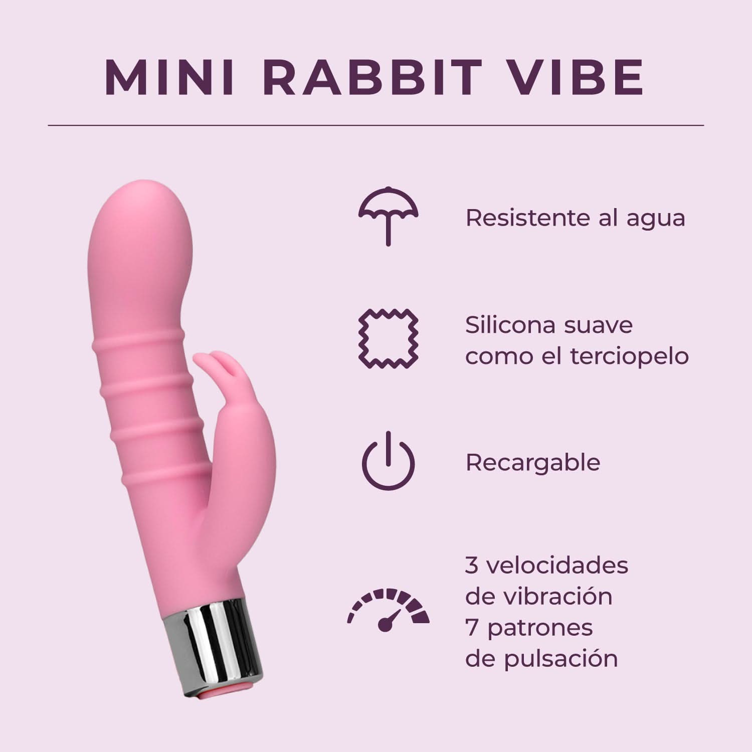 Mini Rabbit Vibe Pure Romance Mini Rabbit Vibe Pure Romance