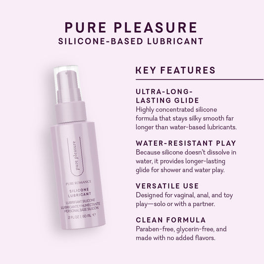 Lubricantes premium a base de gel y silicona Pure Romance Lubricantes premium a base de gel y silicona Pure Romance