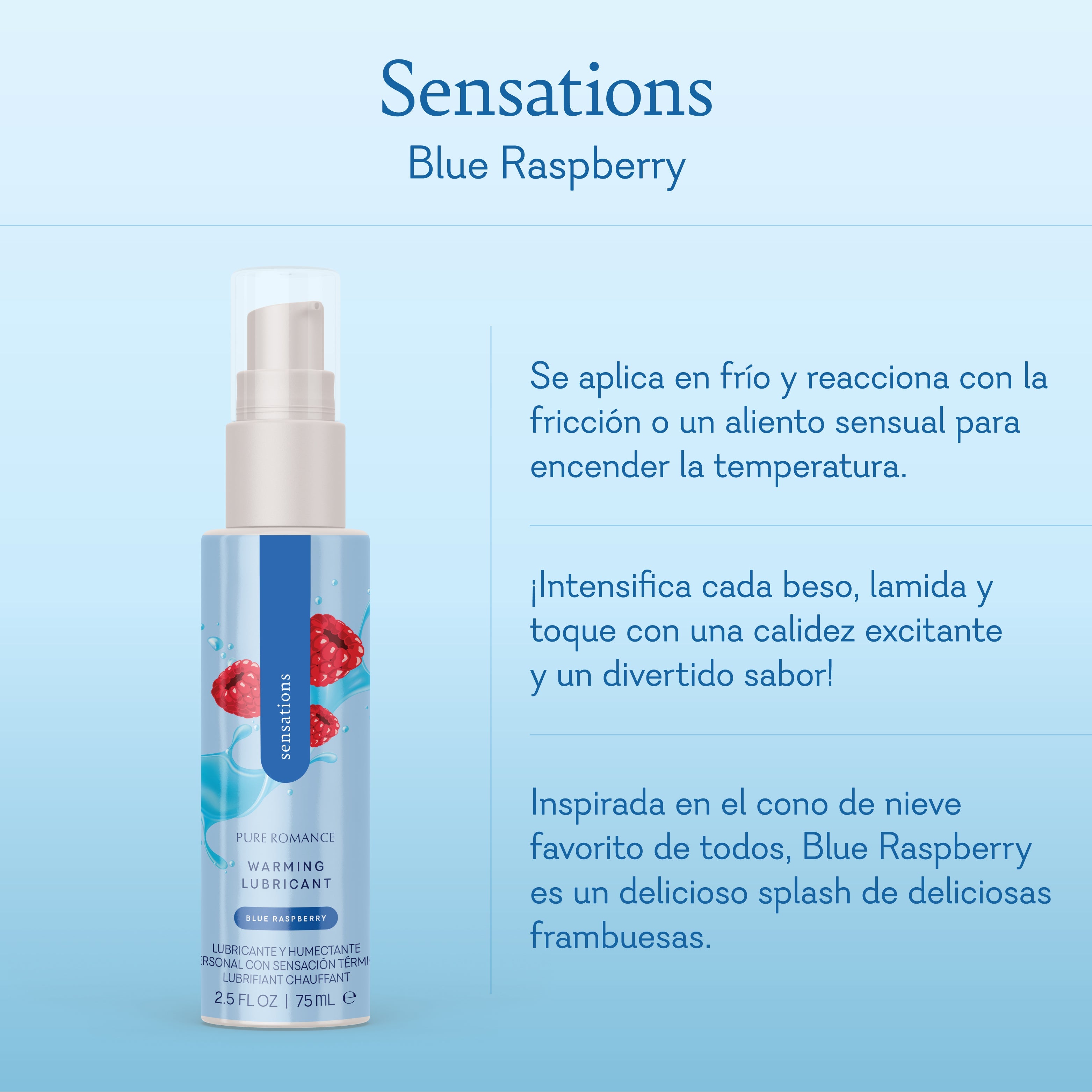 Sensations - Blue Raspberry – Pure Romance