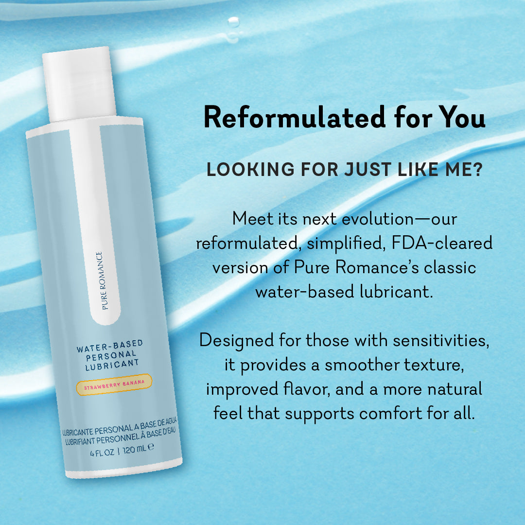 Water-Based Personal Lubricant - Strawberry Banana Pure Romance Water-Based Personal Lubricant - Strawberry Banana Pure Romance