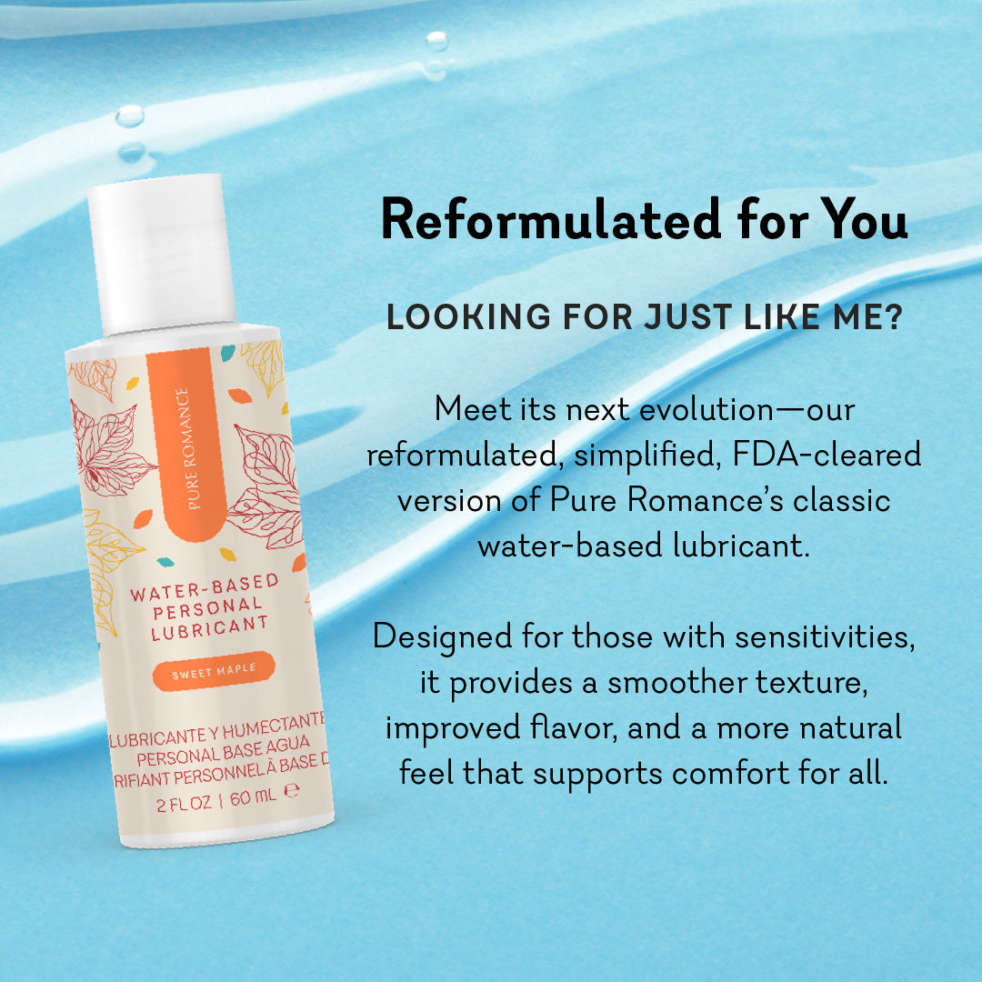 Water-Based Personal Lubricant - Sweet Maple