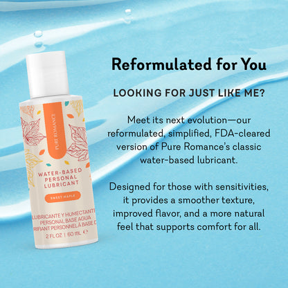 Water-Based Personal Lubricant - Sweet Maple