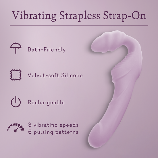 Vibrating Strapless Strap On Pure Romance