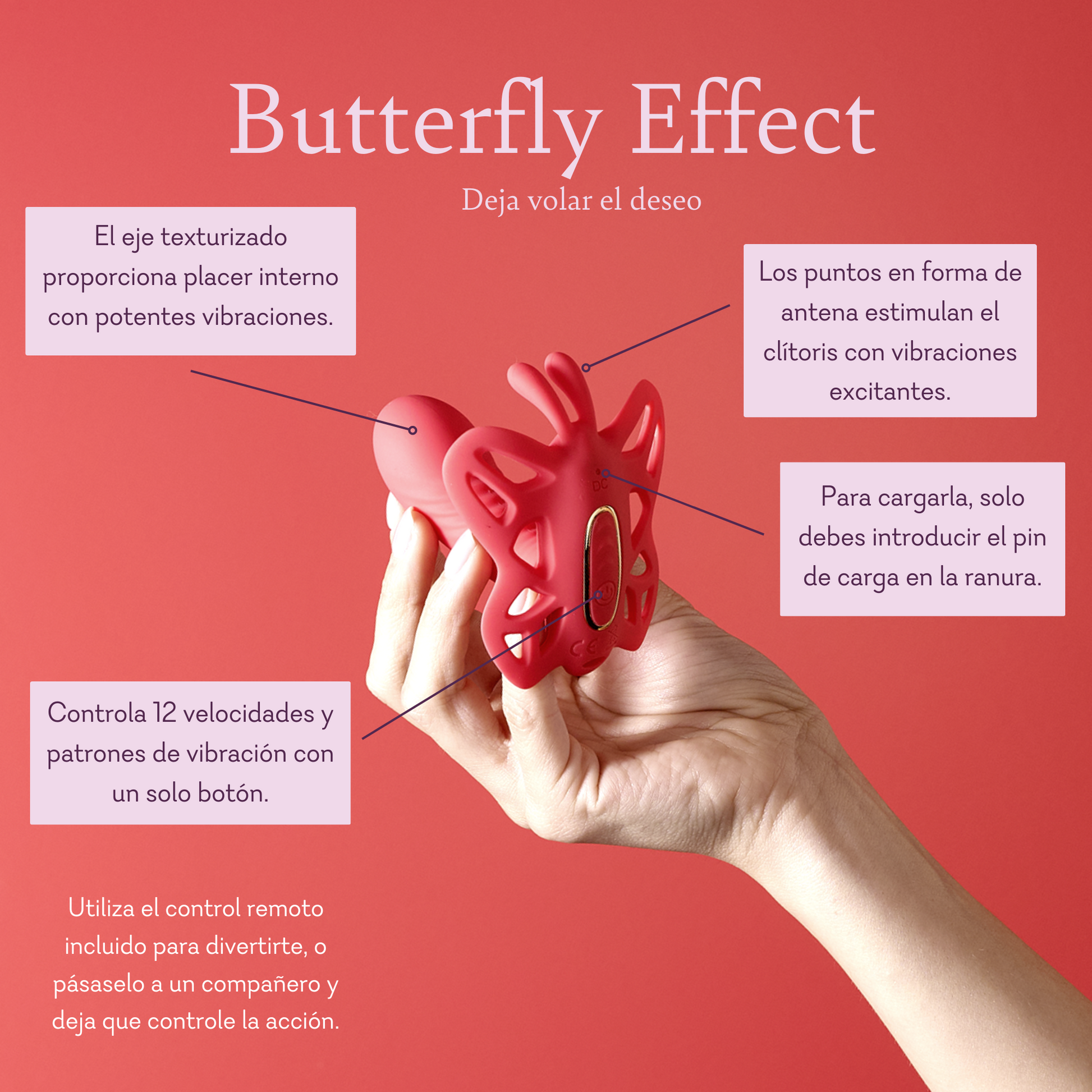 Butterfly Effect Remote Controlled Vibrator from Pure Romance