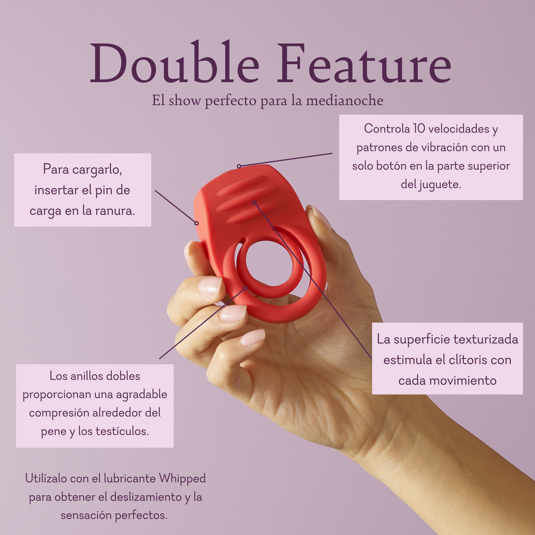 Double Feature C Ring from Pure Romance