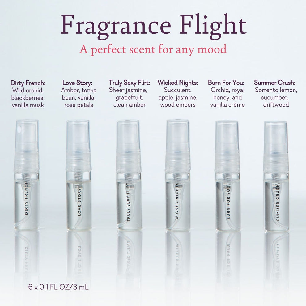 Fragrance Flight – Pure Romance