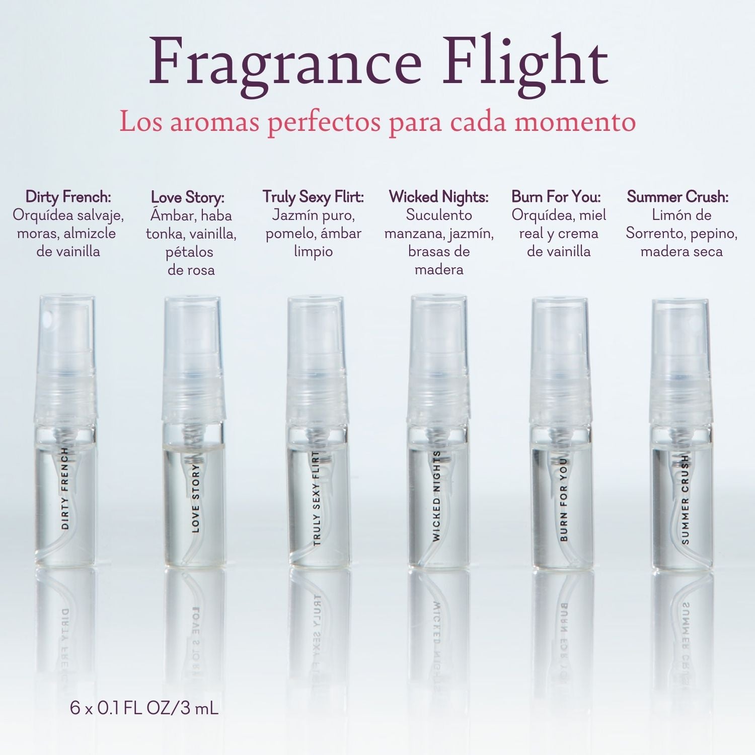 Fragrance Flight – Pure Romance