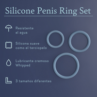 Silicone Penis Ring Set – Pure Romance