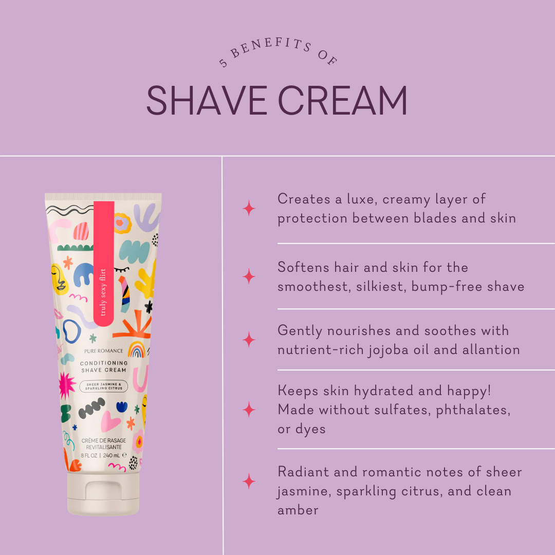 Conditioning Shave Cream Truly Sexy Flirt Pure Romance